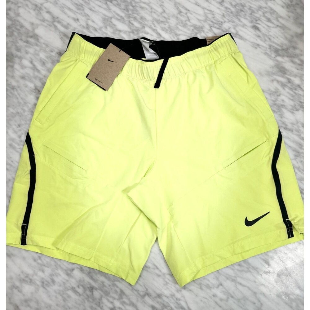 Nike Court Dri-Fit Advantage Tennis 9" Shorts green FD5325-736 Men's Large NEW